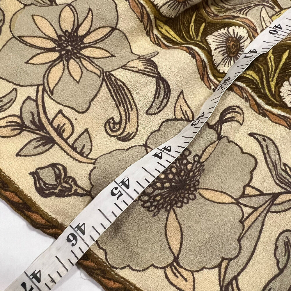 Jen's Pirate Booty Cream & Brown Floral V‑Neck Midi Dress - Picture 9 of 12